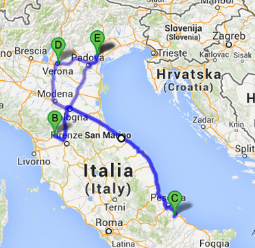 itinerario tripluca